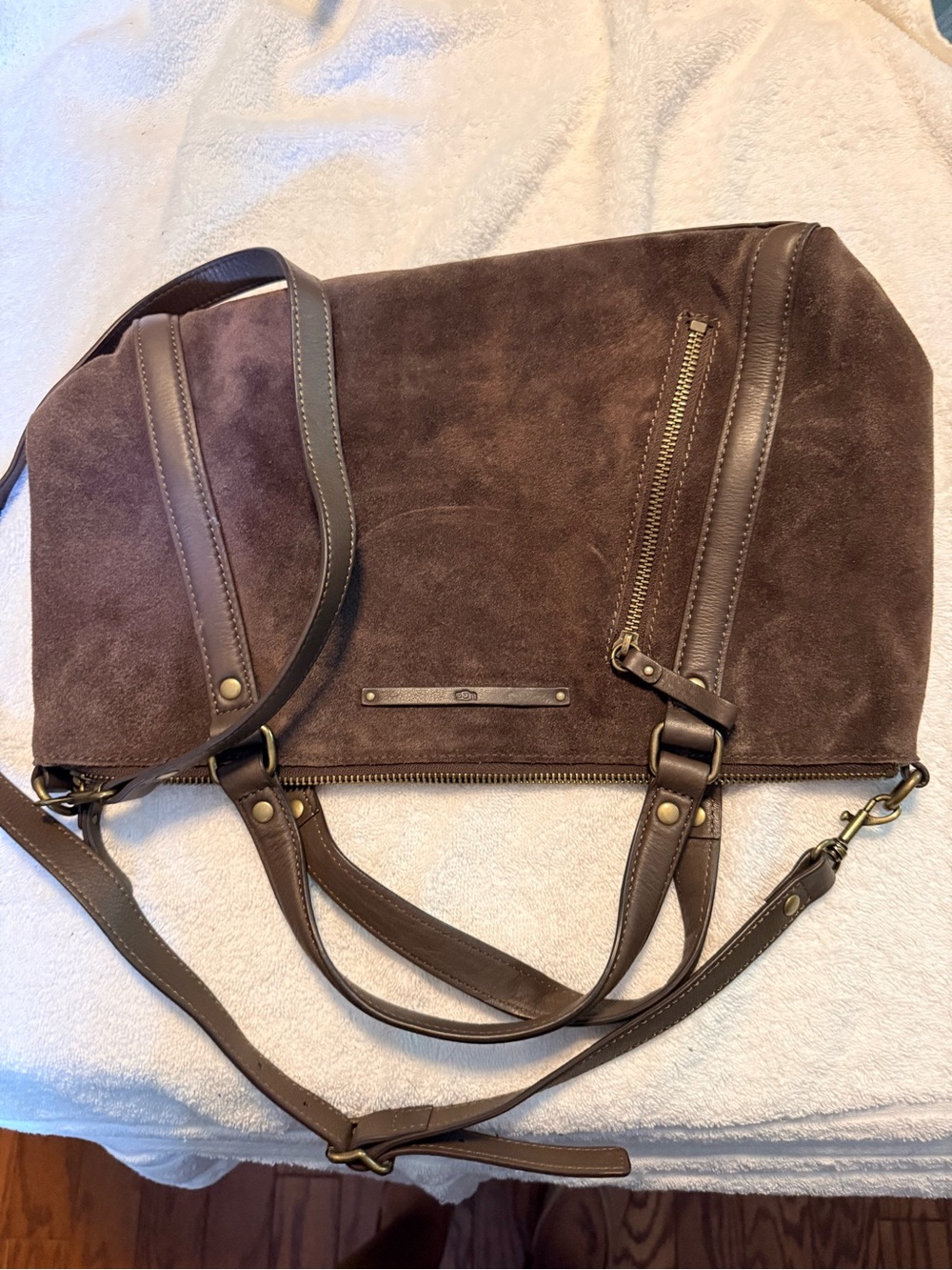 UGG Brown Leather Logo Interior Detail